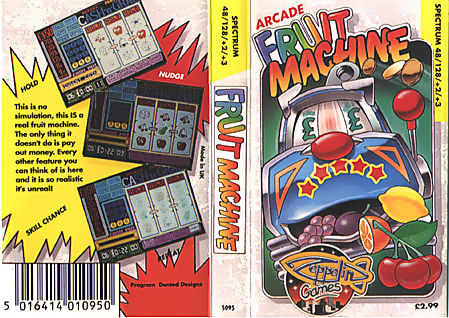 Arcade Fruit Machine box art for ZX Spectrum